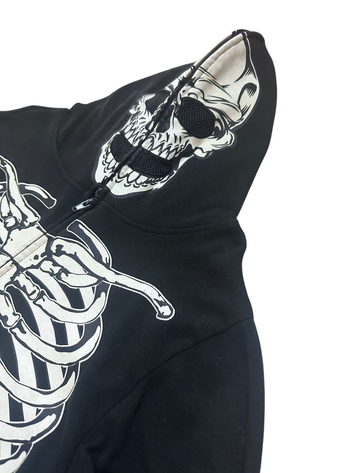 If Six Was Nine × Japanese Brand RARE ‼️ Vintage Japan 🇯🇵 Skeleton Full Zip Hoodie Size US S / EU 44-46 / 1 - 3 Thumbnail