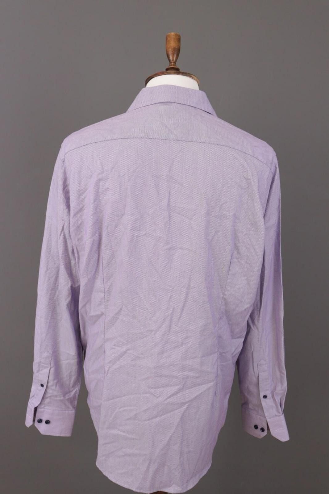 Eton Eton Contemporary Purple Oxford Shirt Size 45 / 17.75 / XXL Size US XXL / EU 58 / 5 - 8 Thumbnail
