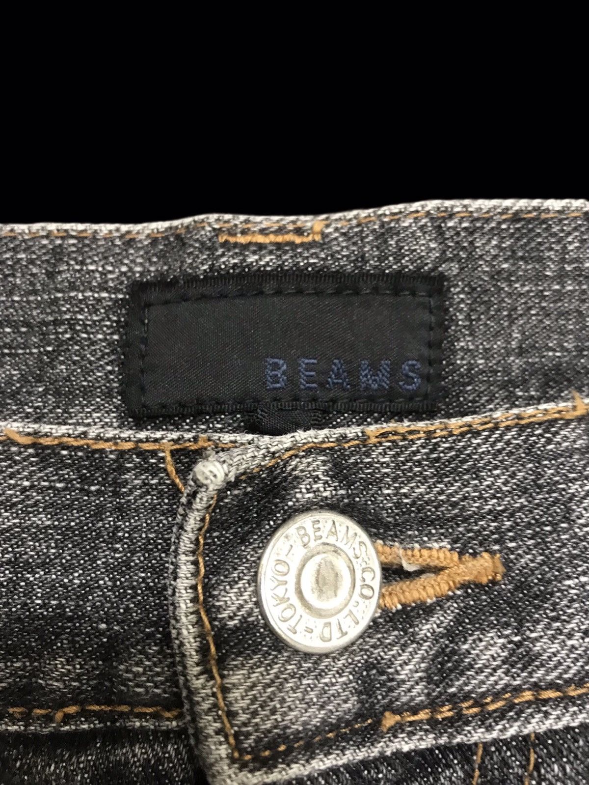 Beams Plus 💥FLARE💥BEAMS JAPAN BLACK WASH DENIM F304 Size US 32 / EU 48 - 10 Thumbnail