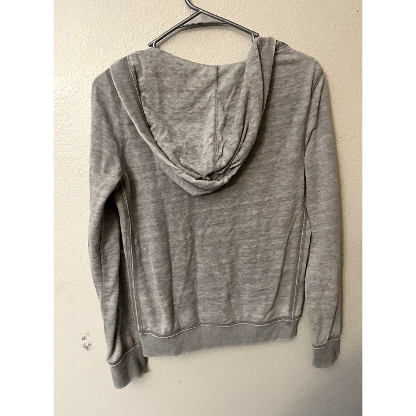Vintage VINTAGE Aeropostale Hoodie Shirt Women Small Grey Logo Raglan Sleeve 3D 90s Classic Size S / US 4 / IT 40 - 3 Thumbnail