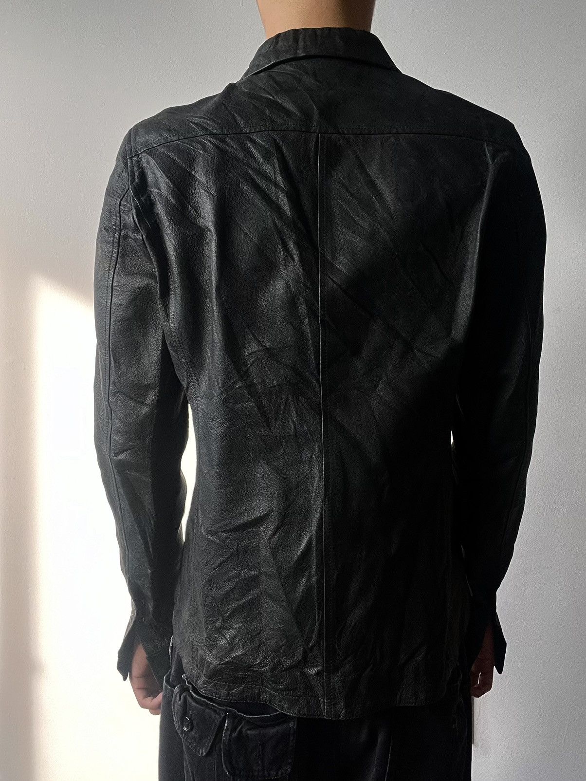 Y's × Y's for Men × Yohji Yamamoto Yohji Yamamoto A.A.R Real Leather Shirt Size US L / EU 52-54 / 3 - 4 Thumbnail