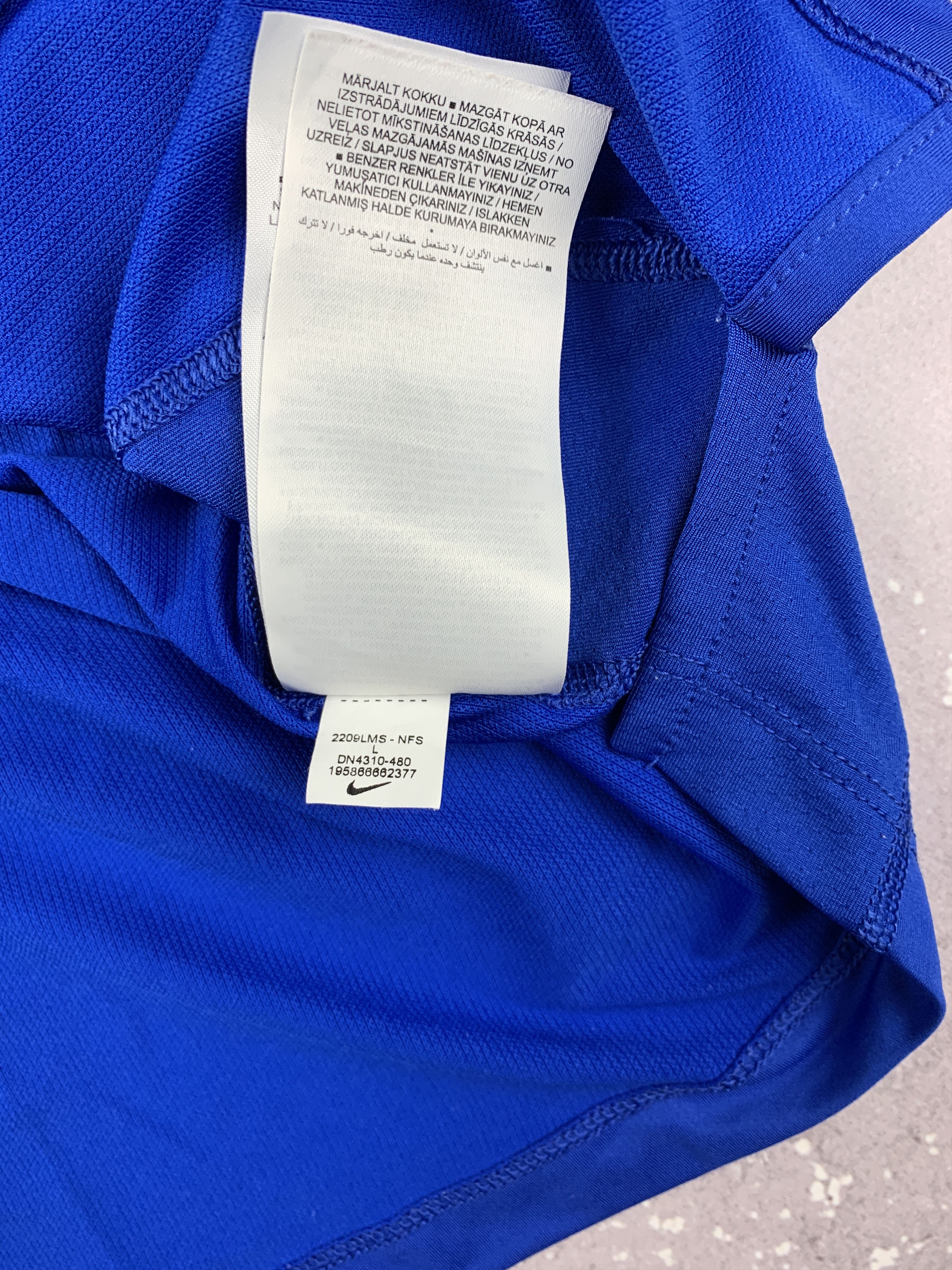 Nike Nike Pro combat Tight fit Blue Compression T Shirt Size US L / EU 52-54 / 3 - 5 Thumbnail