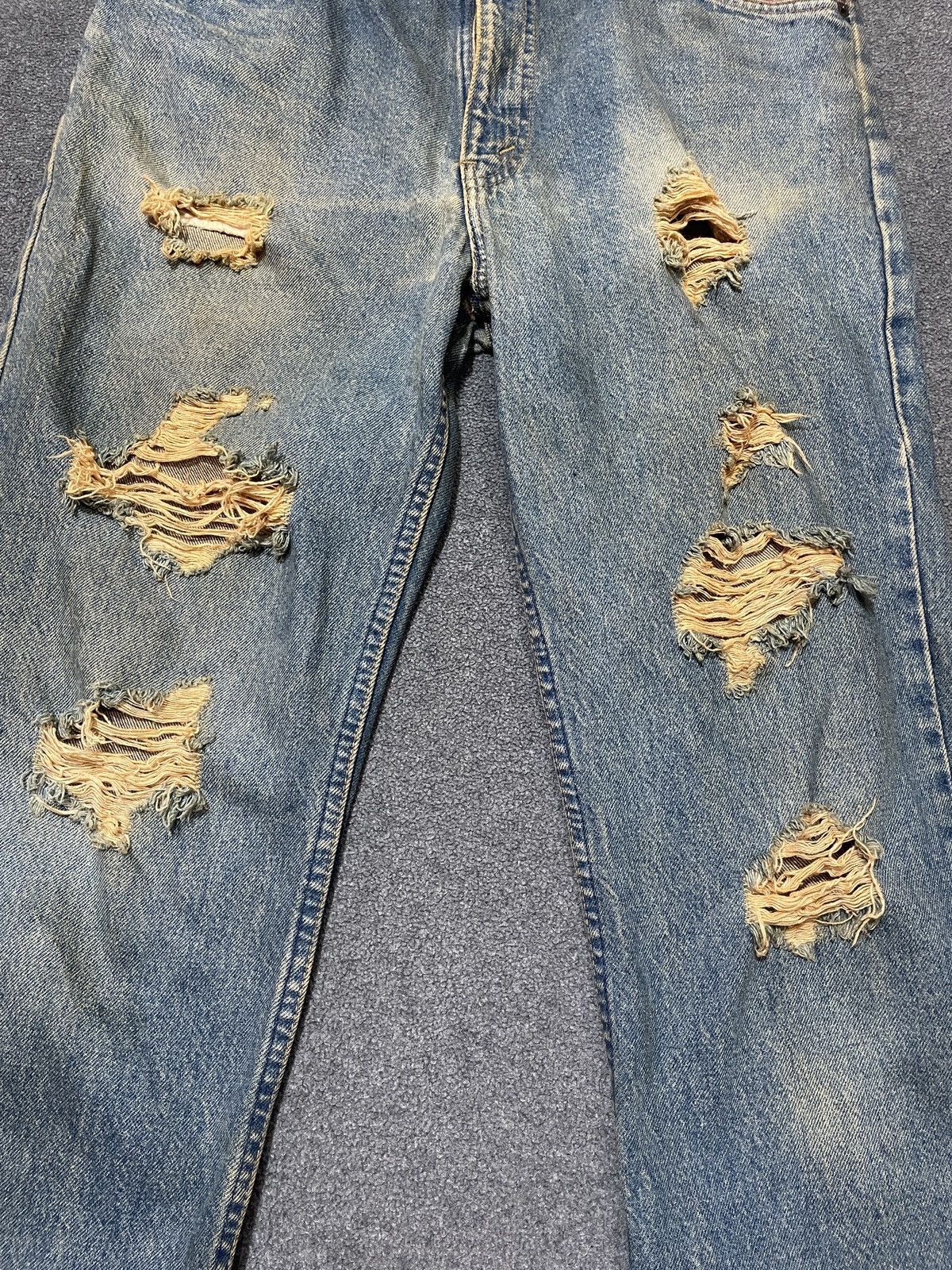 Levi's Levis Vintage 509 Orange Tab Distressed Jeans Leather Pocket Size US 34 / EU 50 - 8 Thumbnail