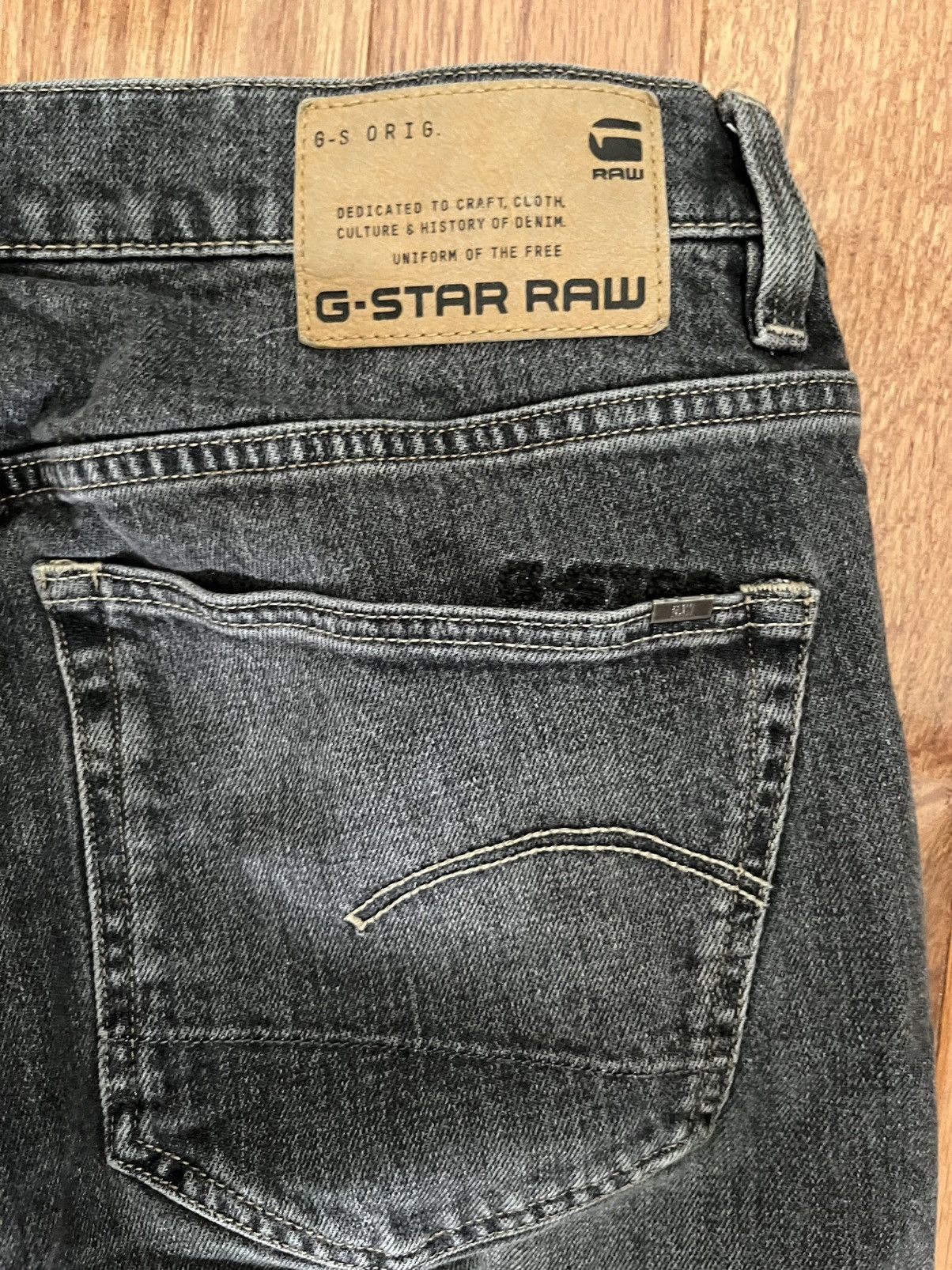G-Star 3301 Slim Jeans Size US 32 / EU 48 - 4 Thumbnail