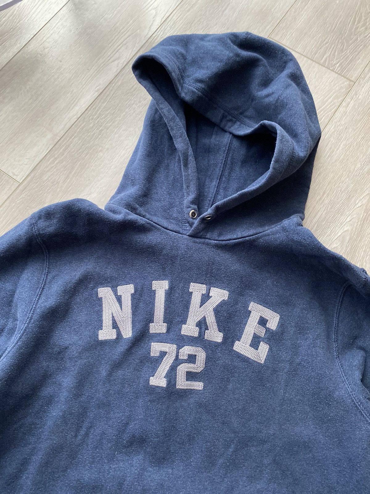 Nike Nike 72 Hoodie Big Logo Vintage Size US S / EU 44-46 / 1 - 4 Thumbnail