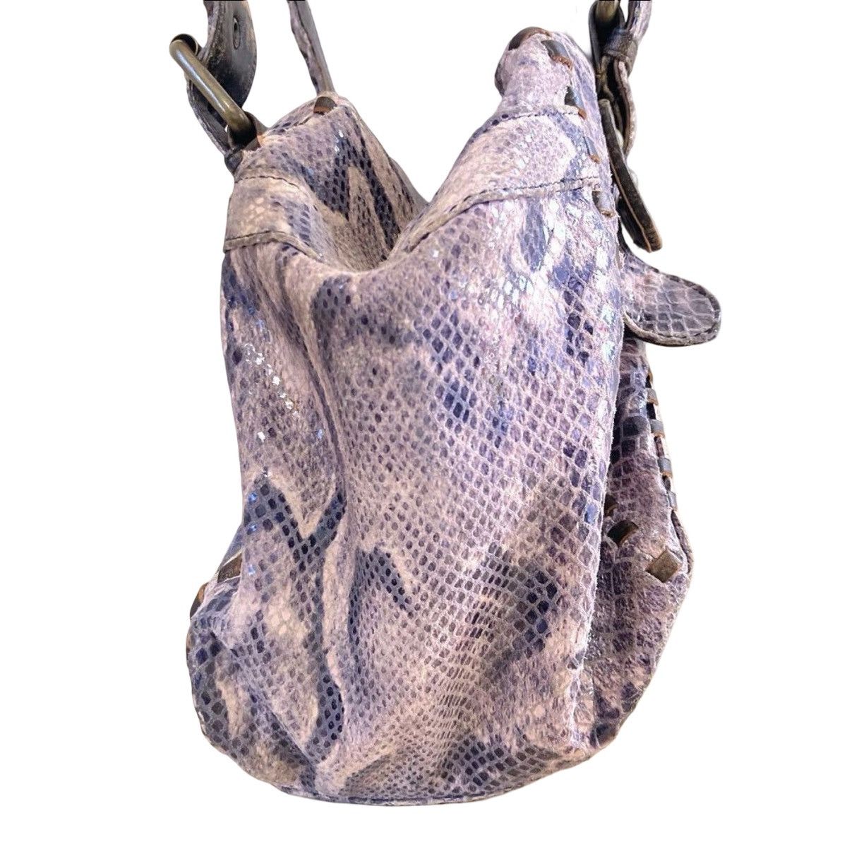 Betsey Johnson Betsey Johnson Y2K Archive Python Print Studded Tote Bag Size ONE SIZE - 3 Thumbnail