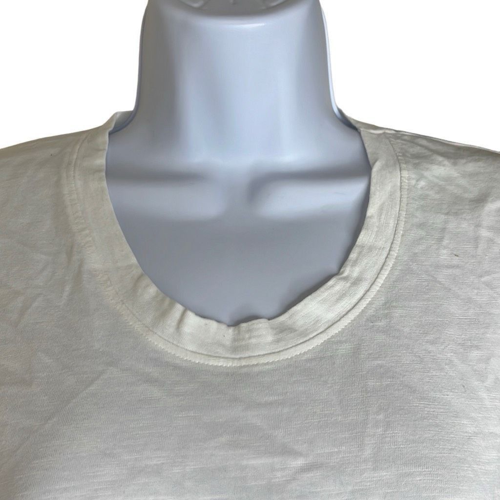 LAMARQUE LaMarque Womens XS Pullover Tee T Shirt Cream Short Sleeve S Size XS / US 0-2 / IT 36-38 - 3 Thumbnail