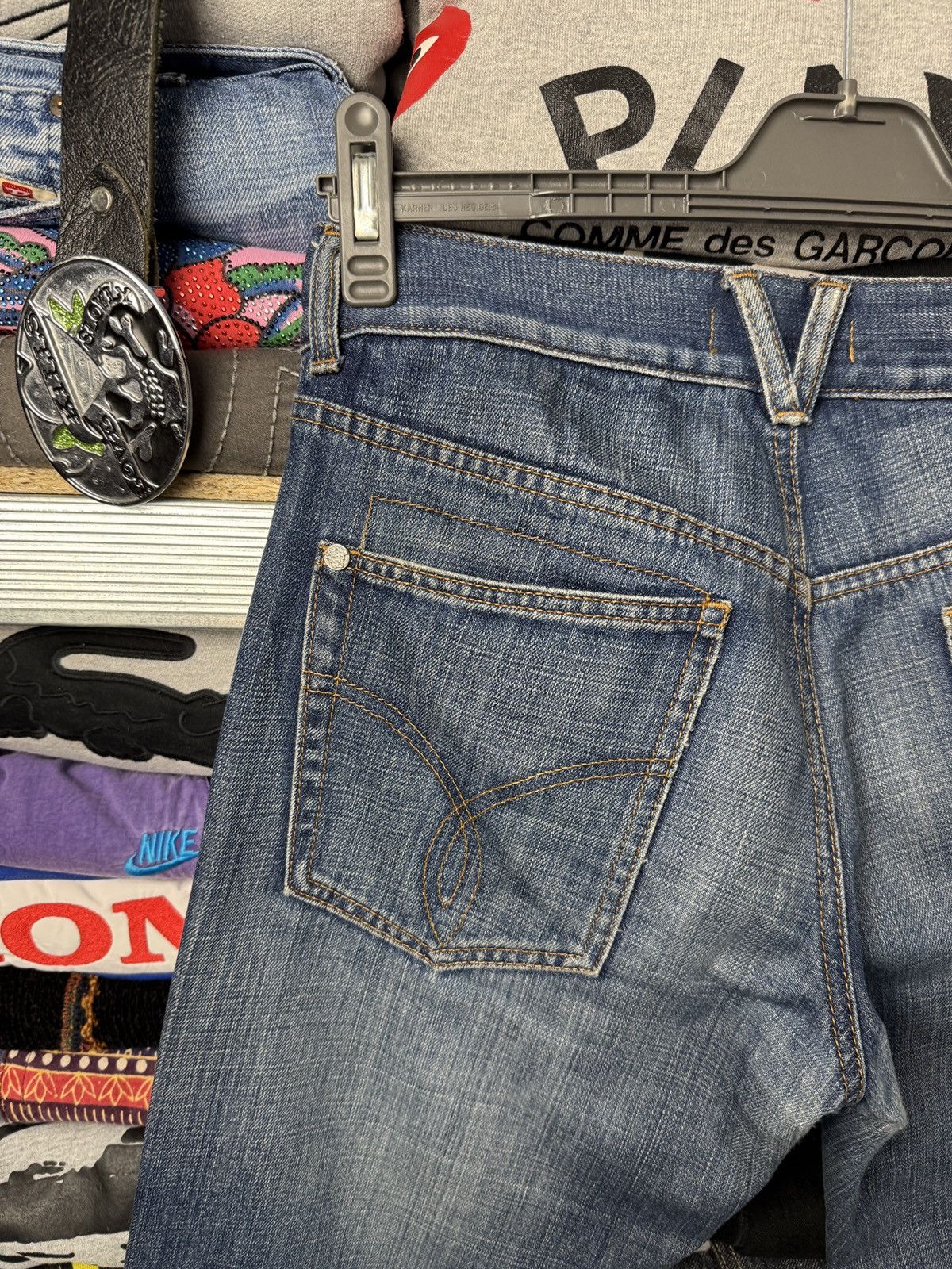 Versace Luxury Opium Versace Metal Medusa Denim Vintage Jeans Pants Size US 34 / EU 50 - 12 Thumbnail