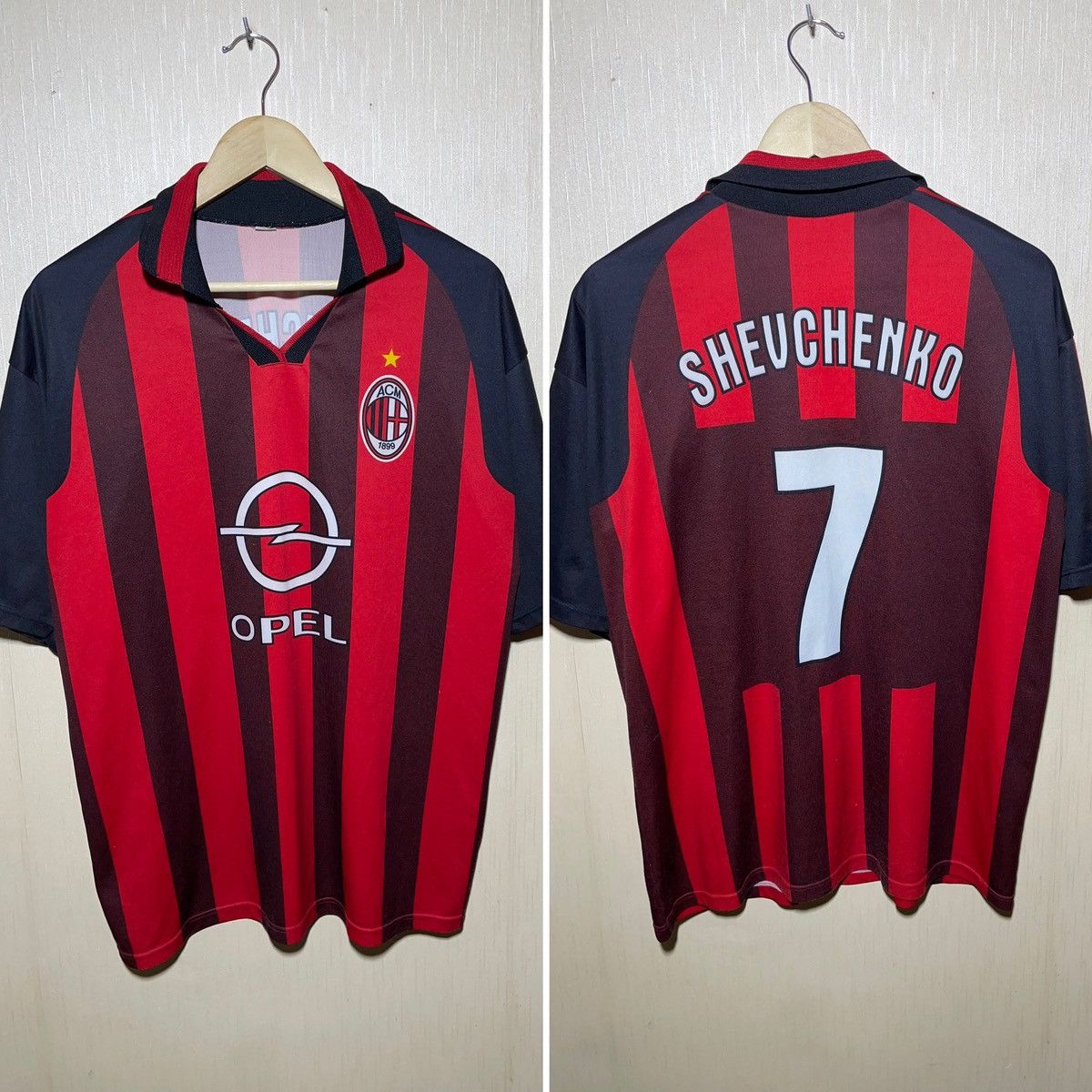 Vintage Milan Shevchenko #7 vintage t shirt Size US XL / EU 56 / 4 - 1 Thumbnail