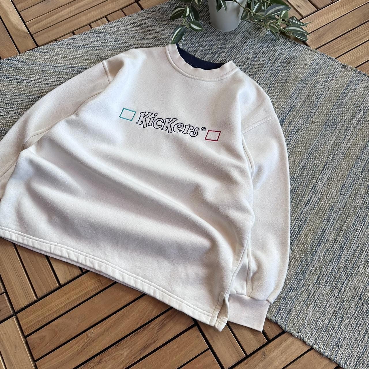 Kickers Vintage 90s Kickers Big Logo Boxy Sweatshirt Size US S / EU 44-46 / 1 - 2 Thumbnail
