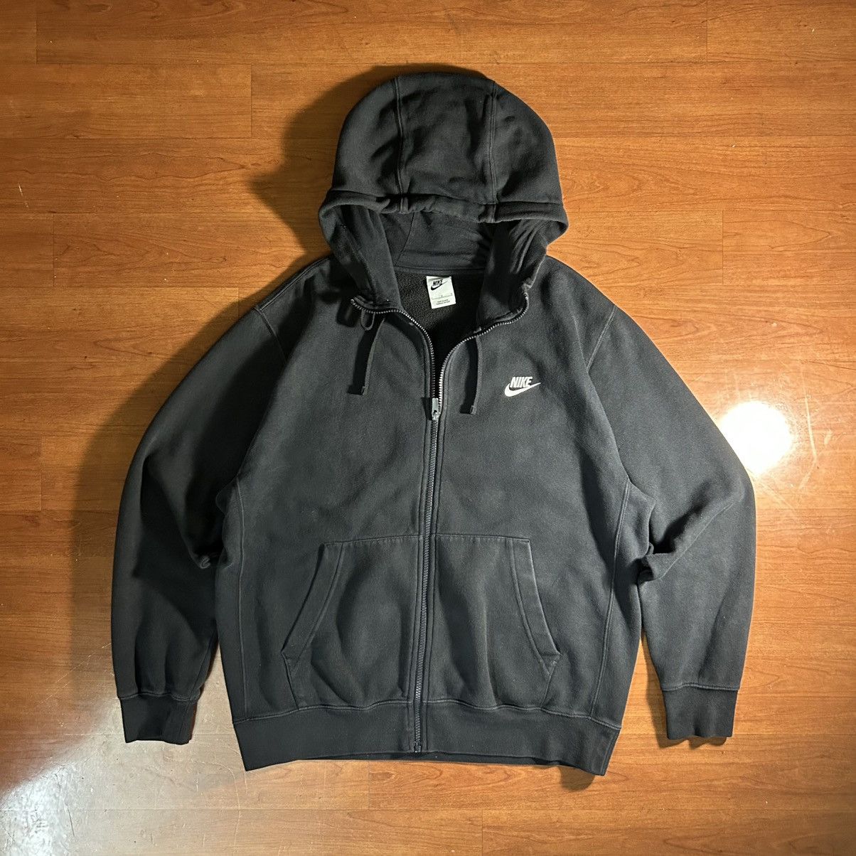 Nike Nike Black Zip Hoodie — Men’s Large Size US L / EU 52-54 / 3 - 2 Thumbnail