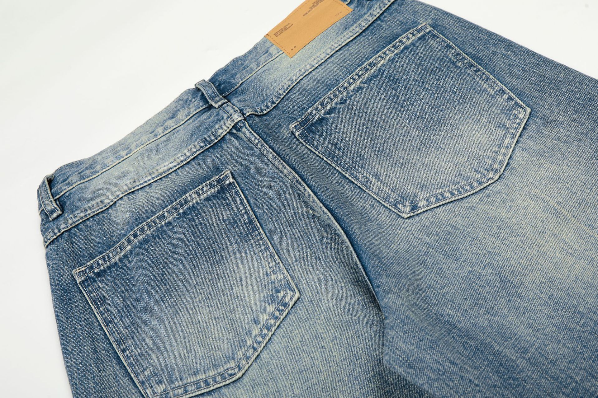 Japanese Brand American men's cleanfit loose wide-leg casual straight jeans Size US 32 / EU 48 - 5 Thumbnail