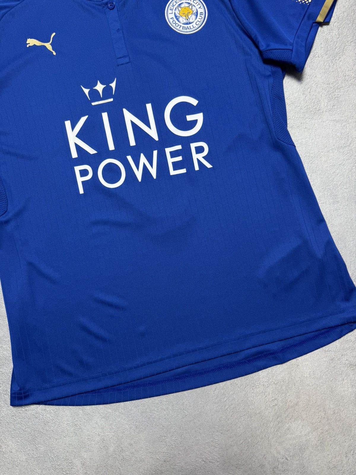 Puma Leicester City 2017 2018 Home Shirt Jersey Puma #9 Vardy Size US S / EU 44-46 / 1 - 4 Thumbnail