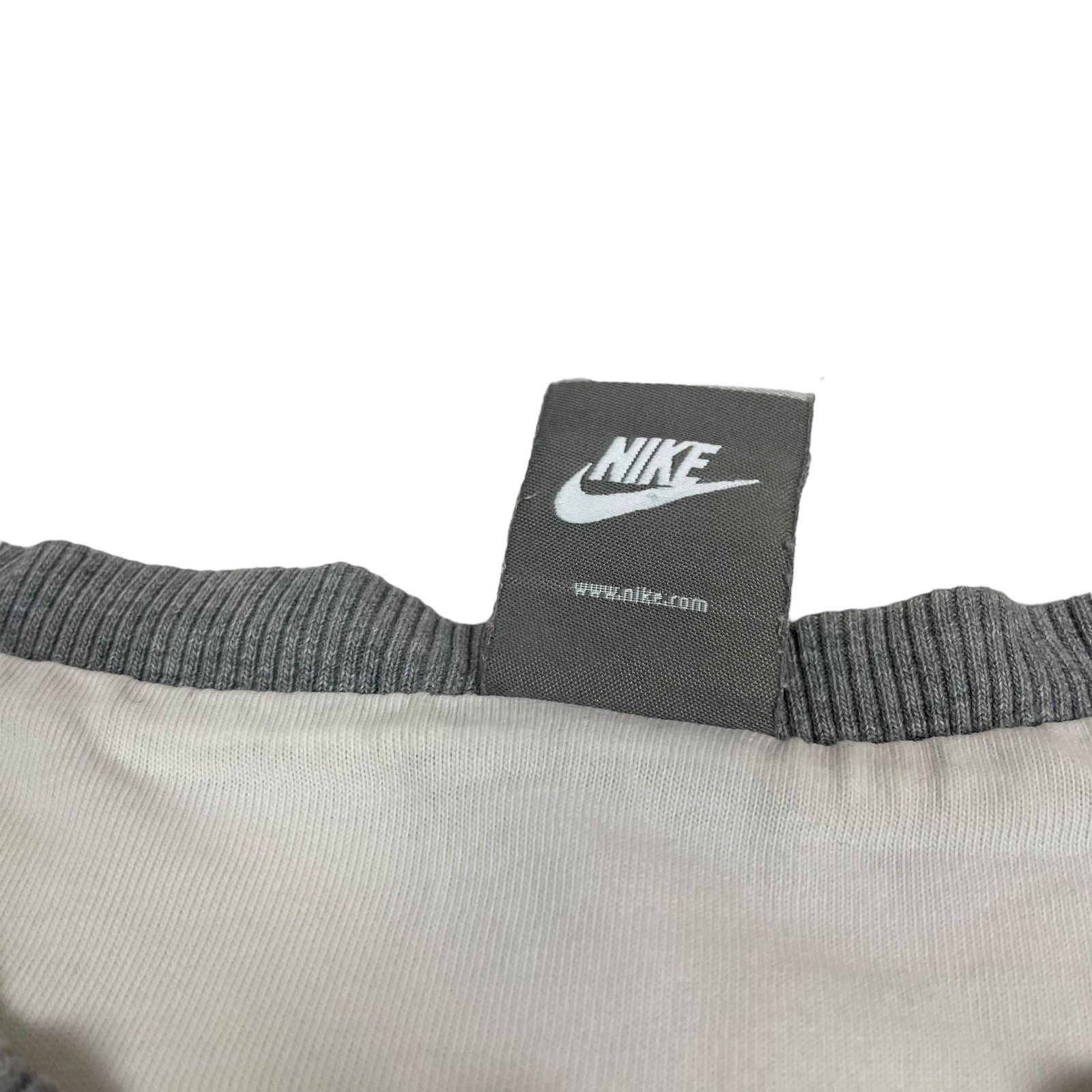 Nike × Vintage Nike Men's Heather Gray Crew Neck Fleece Lined Sweatshirt M Size US M / EU 48-50 / 2 - 9 Thumbnail