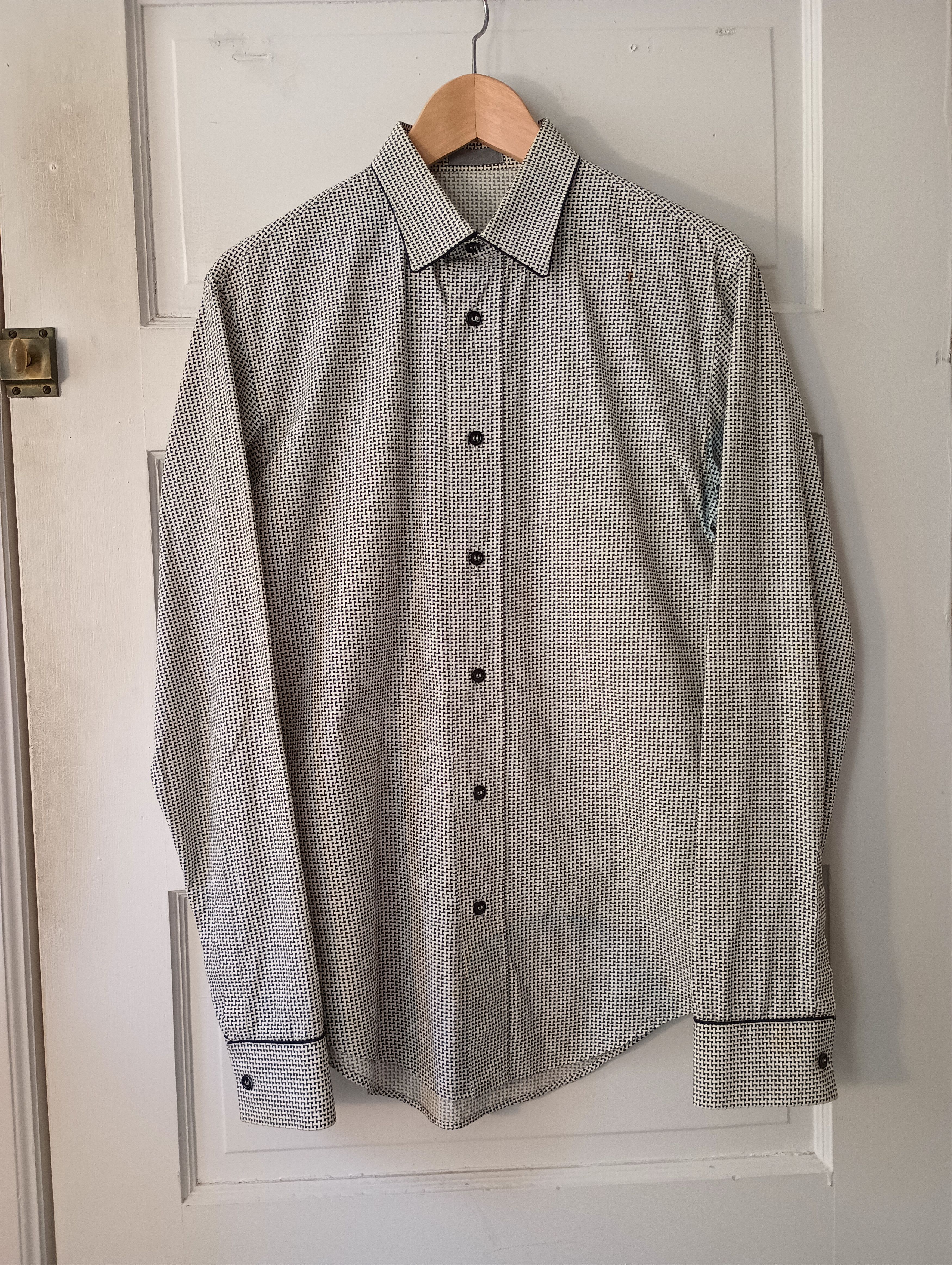 Dior × Hedi Slimane Dior Homme AW03 Luster Paint Shirt | Grailed