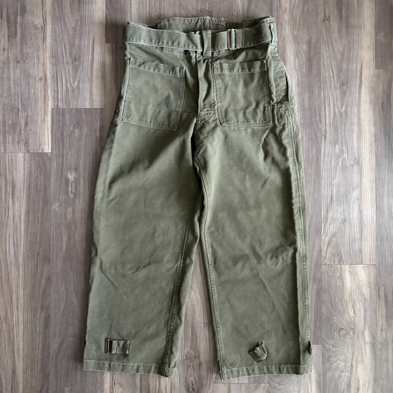 Vintage Vintage 1940s French Military M-38 Pants Men's Size 34x27 Size US 34 / EU 50 - 1 Thumbnail