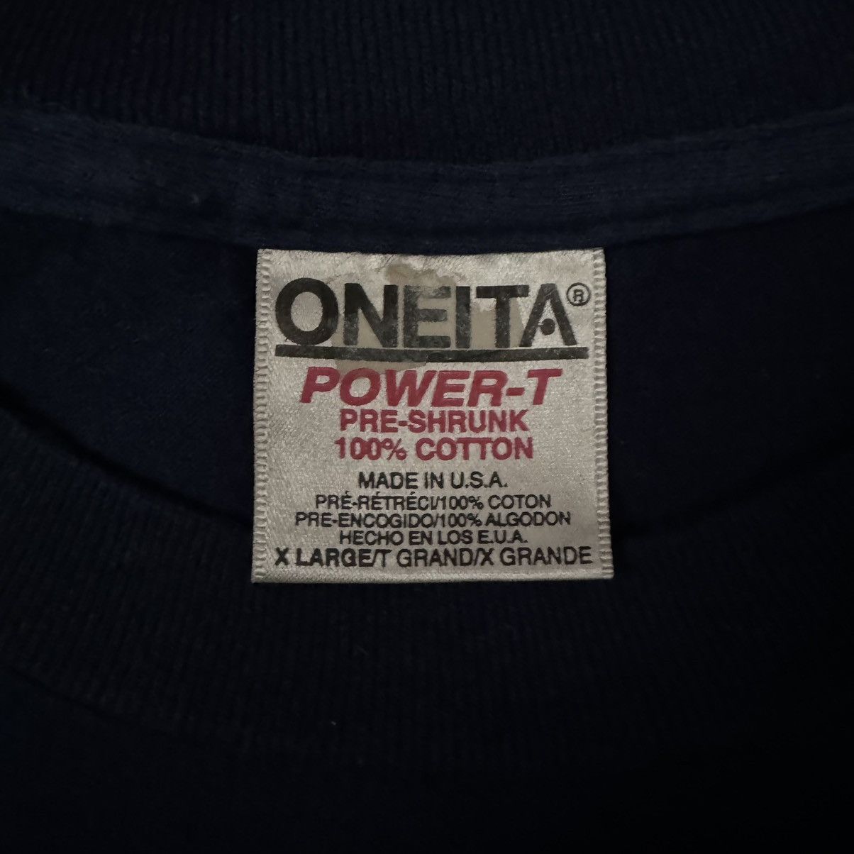 Vintage Vintage 90s Single Stitch Oneita Bermuda T-Shirt Size US XL / EU 56 / 4 - 3 Thumbnail