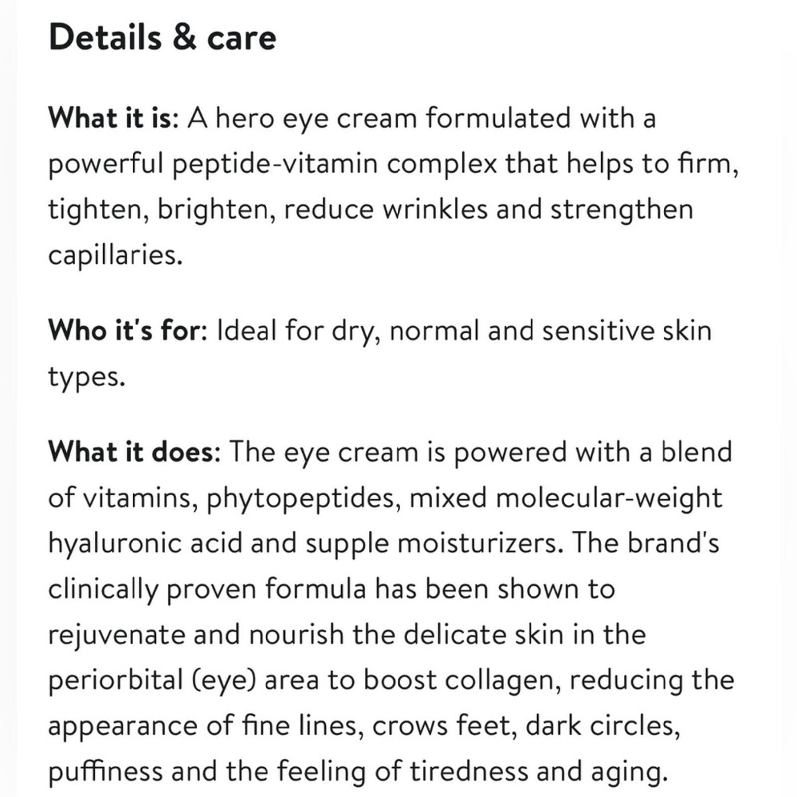 Other Dr. Lara Devgan / Peptide Eye Cream / 0.53 oz Size ONE SIZE - 11 Thumbnail