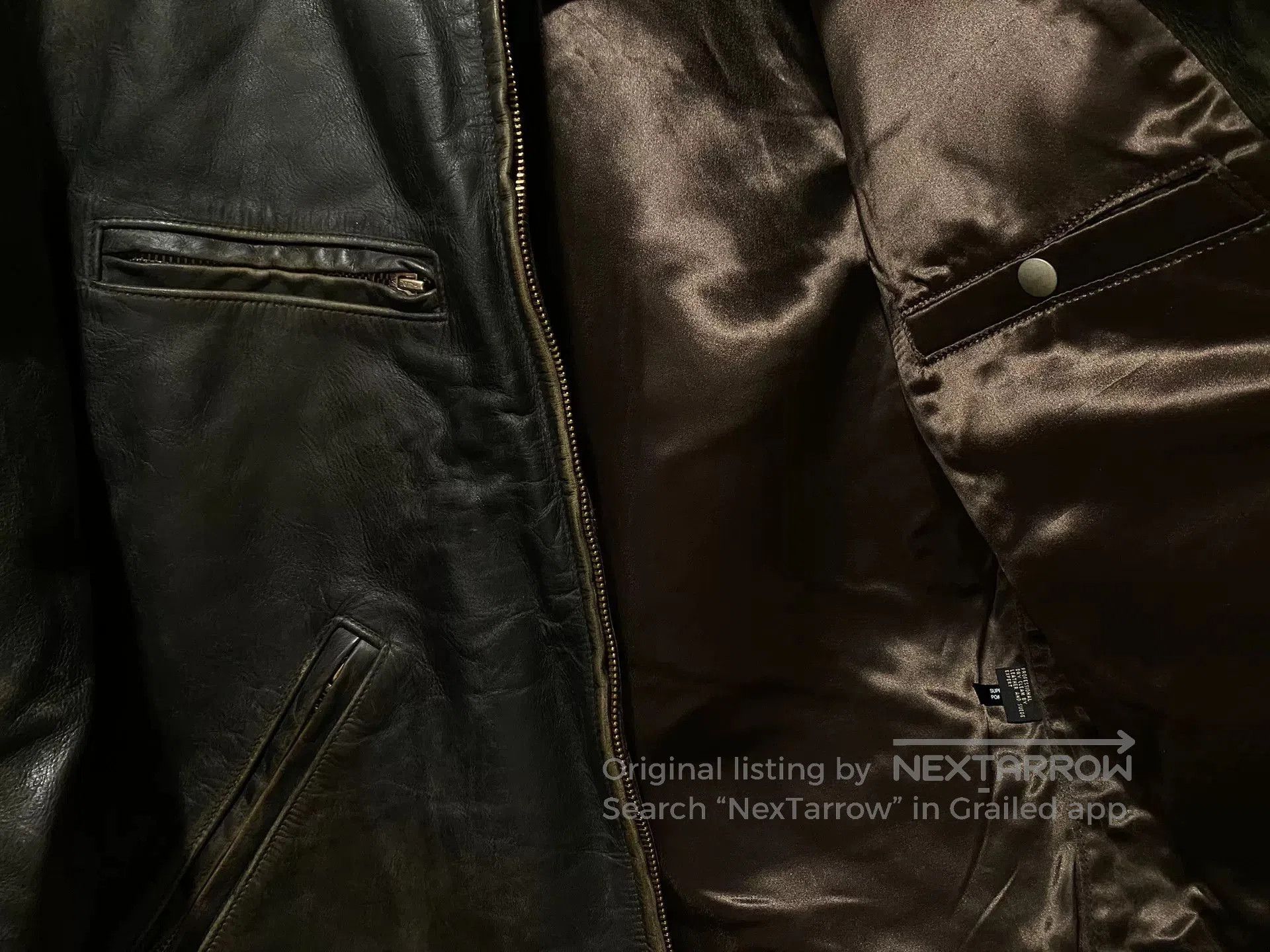 RRL Ralph Lauren vintage Ralph Lauren leather motorcycle jacket. Size US M / EU 48-50 / 2 - 7 Thumbnail