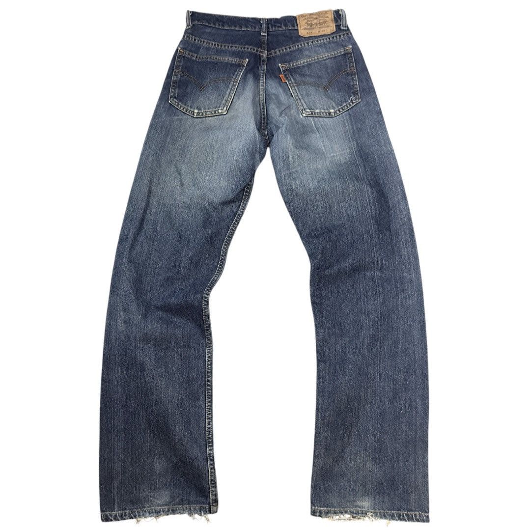 Engineered Garments × Levi's Vintage 90s Levis 612 Orange Tab Distressed Denim Size US 29 - 2 Thumbnail