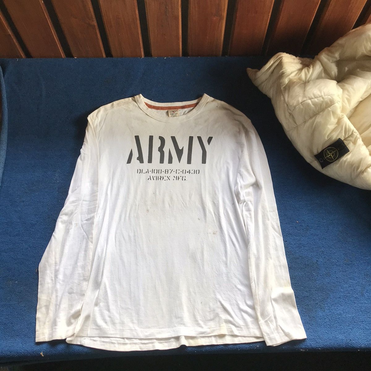 Avirex avirex Mfg army military Long Sleeves Tee tshirt sweater Size US XL / EU 56 / 4 - 16 Thumbnail