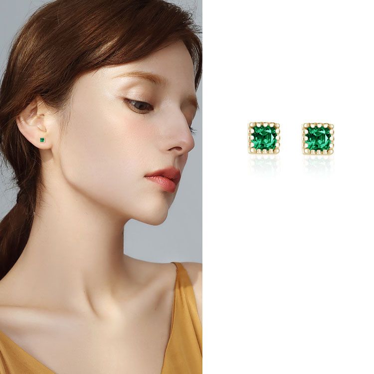 Jewelry Hip-hop Earrings One Pairs Chrome Jewelry Size ONE SIZE - 3 Thumbnail