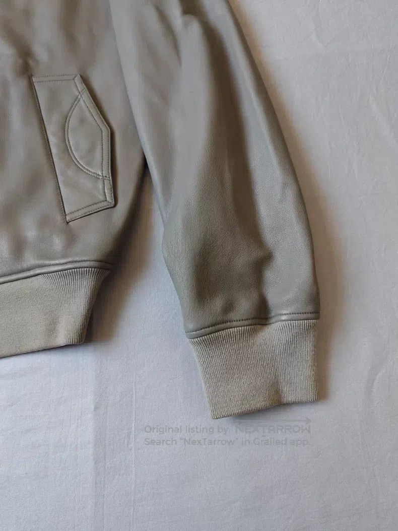 Hermes Hermes Leather jacket, 9 new, elephant grey, two-sided wea Size US M / EU 48-50 / 2 - 7 Thumbnail