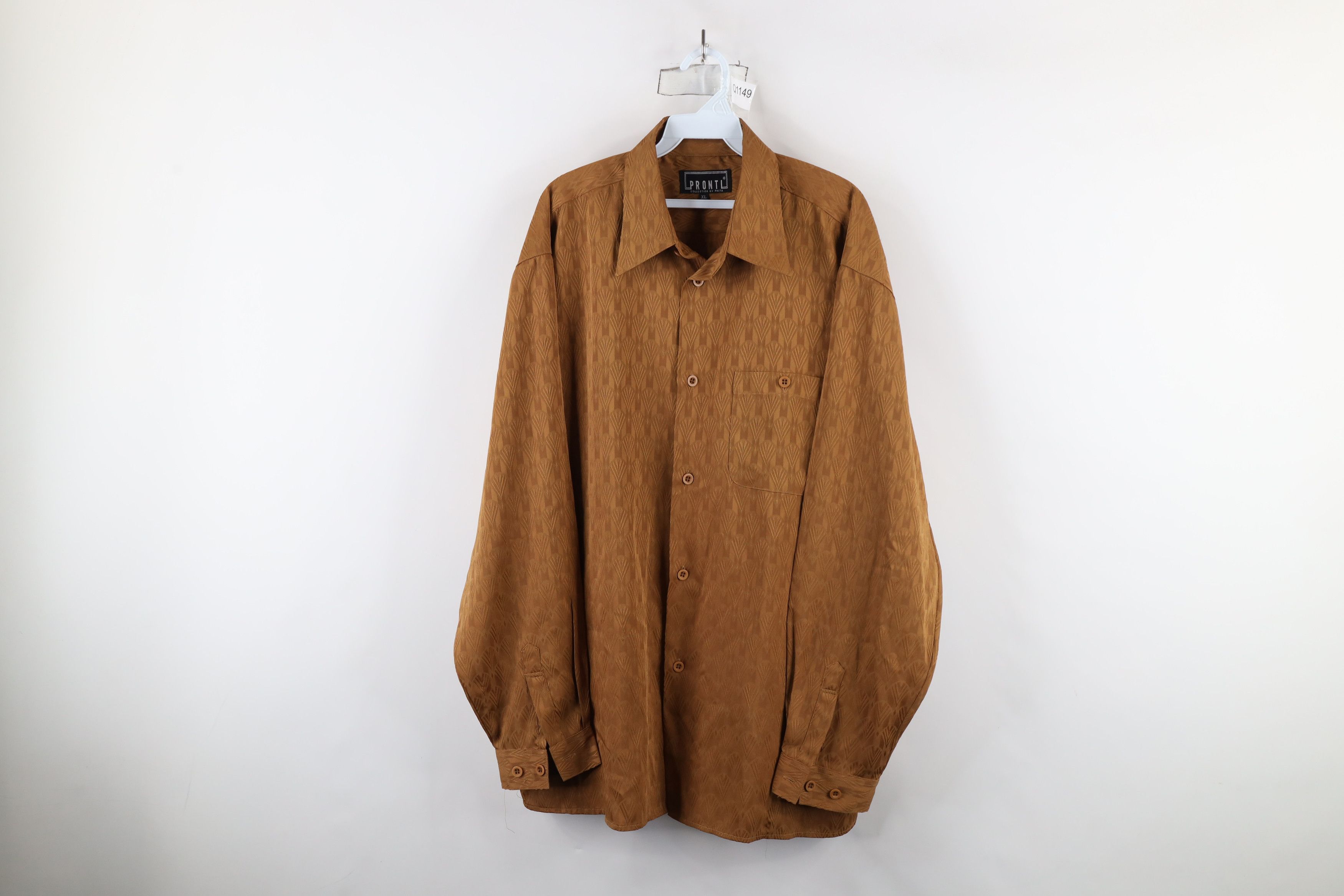 Vintage Vintage 90s Streetwear Baggy Fit Collared Button Shirt Size US XL / EU 56 / 4 - 1 Thumbnail