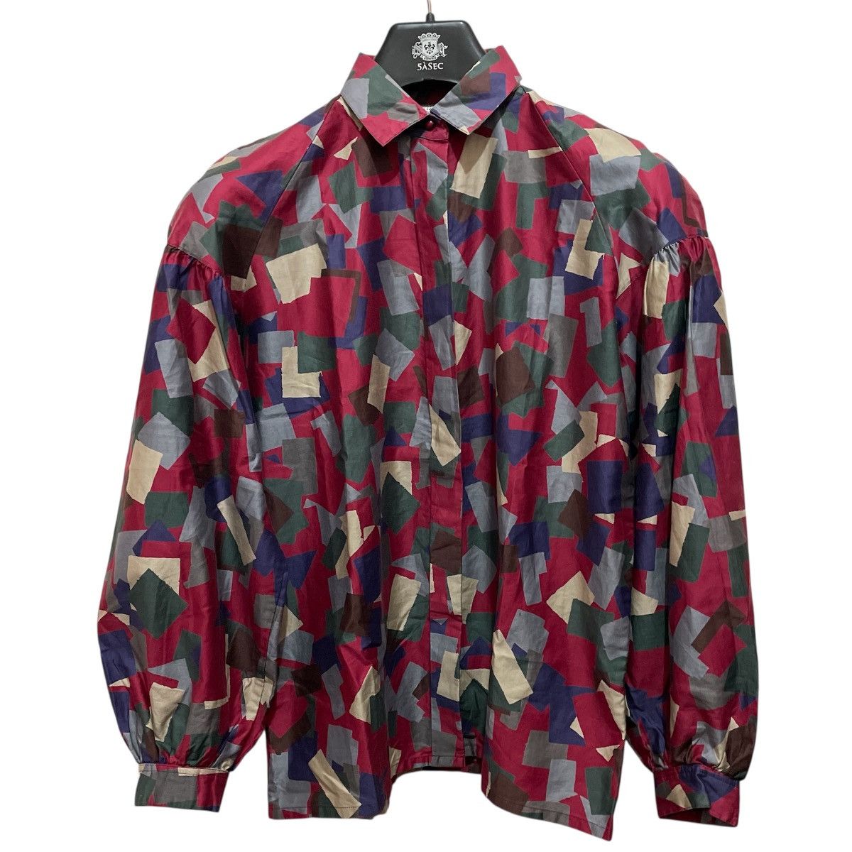 Dior CHRISTIAN DIOR MULTI COLOR BLOUSE / LONG SLEEVES SHIRT Size M / US 6-8 / IT 42-44 - 1 Thumbnail