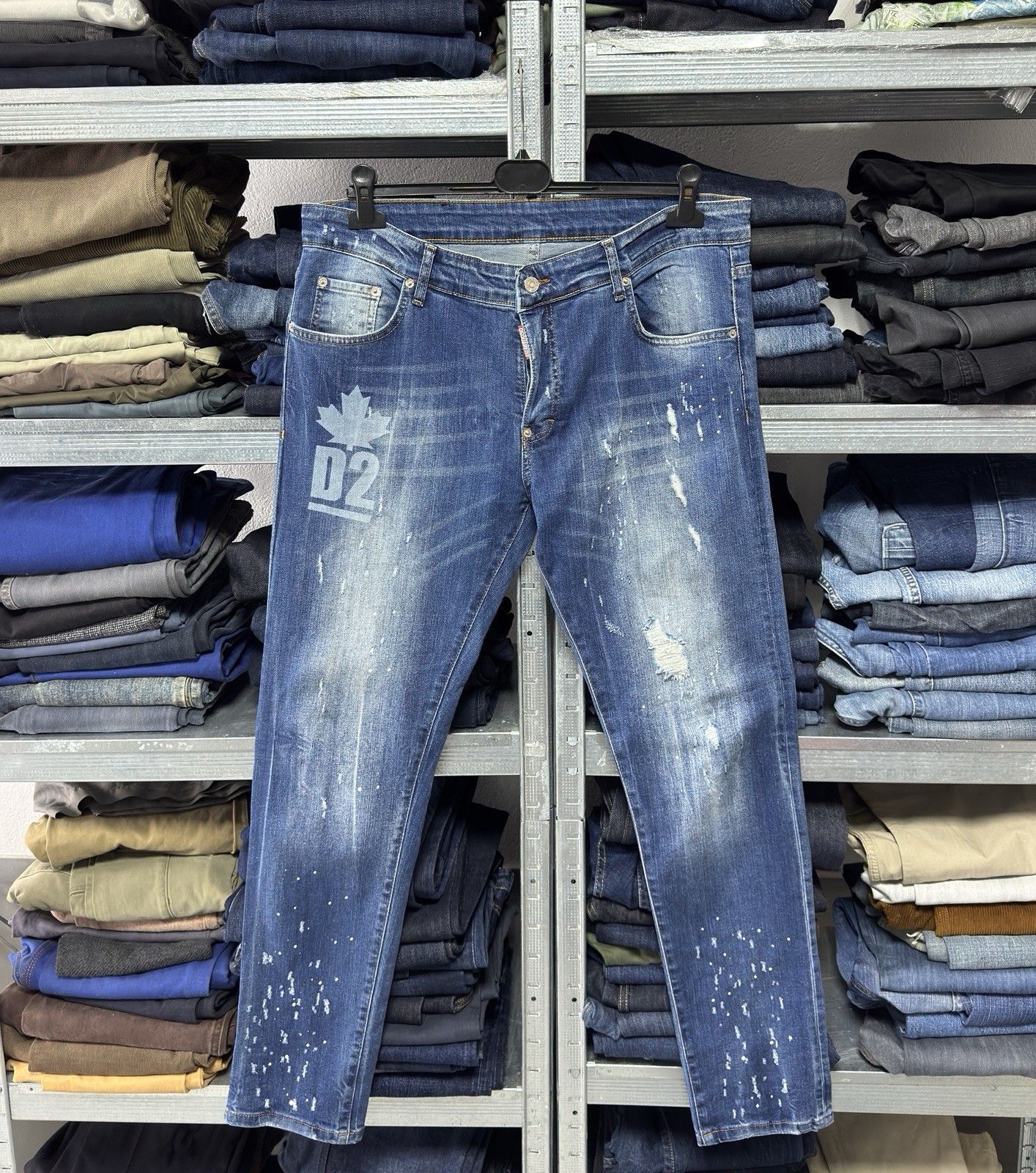 Dsquared2 Dsquared2 Distressed Denim Jeans Pant Made in Italy Size 52 Size US 36 / EU 52 - 1 Thumbnail
