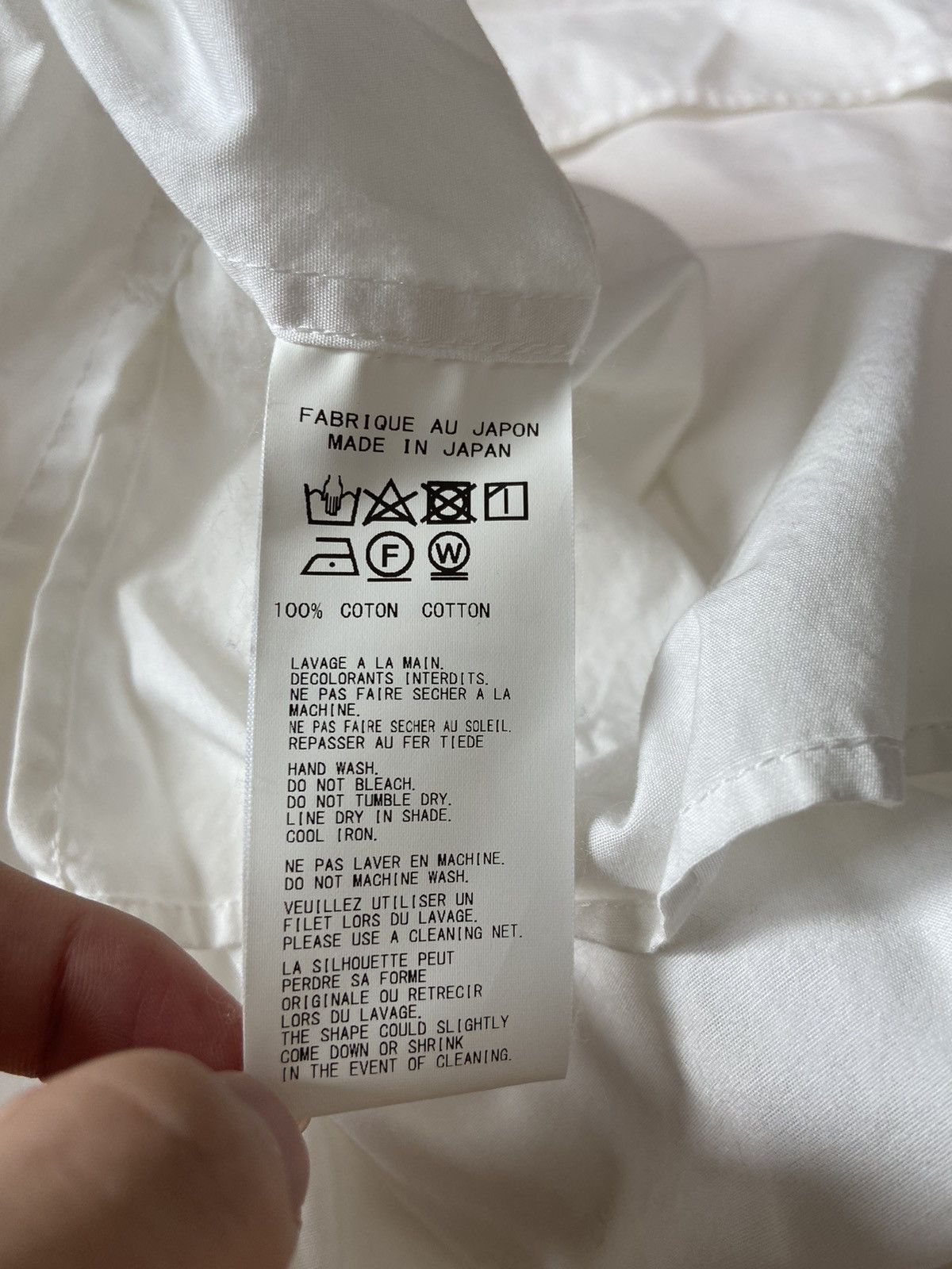 Yohji Yamamoto 3 Yohji Yamamoto Pour homme one pocket oversized shirt Size US L / EU 52-54 / 3 - 10 Thumbnail
