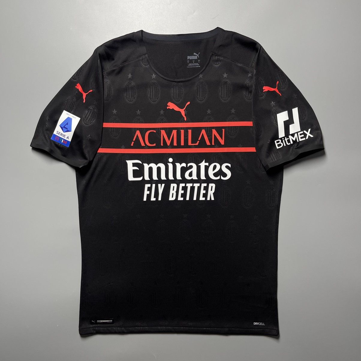 Puma AC MILAN PUMA 2021/2022 SOCCER THIRD JERSEY #11 IBRAHIMOVIC Size US L / EU 52-54 / 3 - 2 Thumbnail
