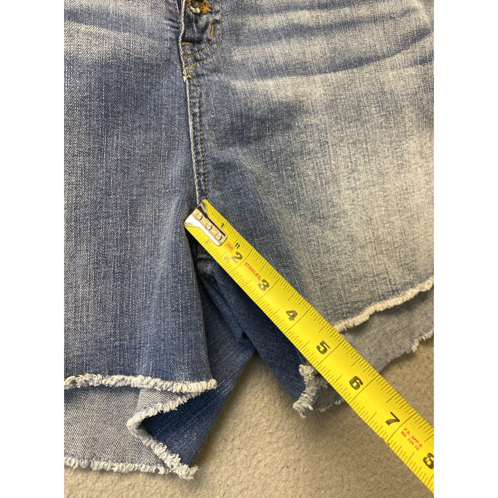 J.Crew J.CREW Women's Distressed Denim Cut-Off Shorts, High Rise, Size 35, Blue, Casual, Summer Size 24" / US 00 / IT 34 - 7 Thumbnail