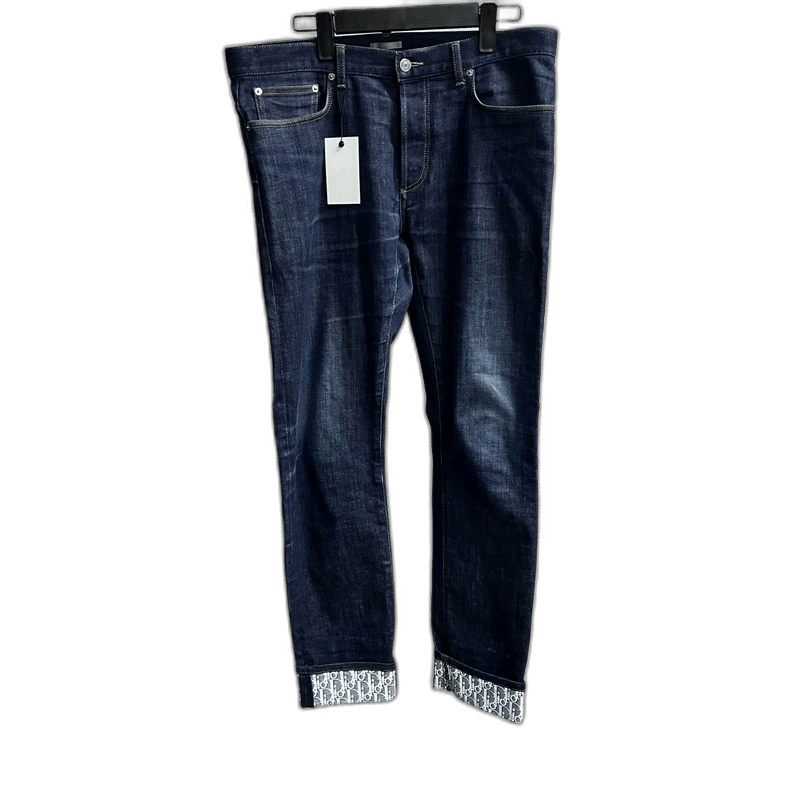 Dior Dior Blue Slim Fit Denim Pants Size US 33 - 1 Thumbnail