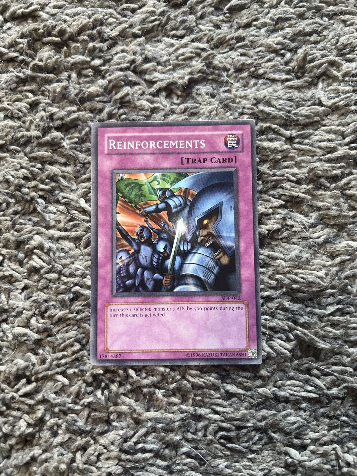 Vintage 1996 Konami Yu-Gi-Oh! Reinforcements Card Size ONE SIZE - 1 Thumbnail