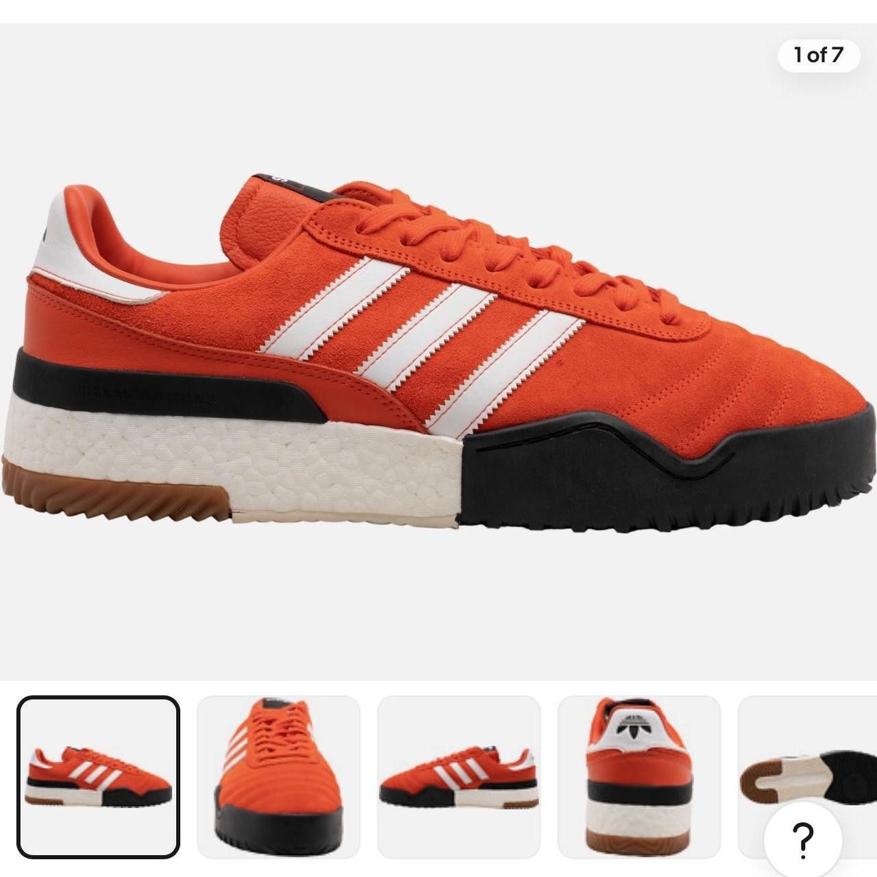 Adidas Adidas Orange Superstar Sneakers -Alexander Wang Size US 7.5 / EU 40-41 - 1 Thumbnail