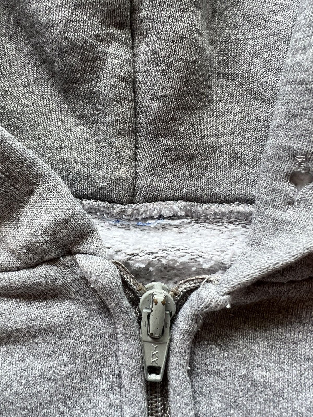 Russell Athletic × Vintage Vintage Russell Athletic Grey Zip Up Size US L / EU 52-54 / 3 - 3 Thumbnail