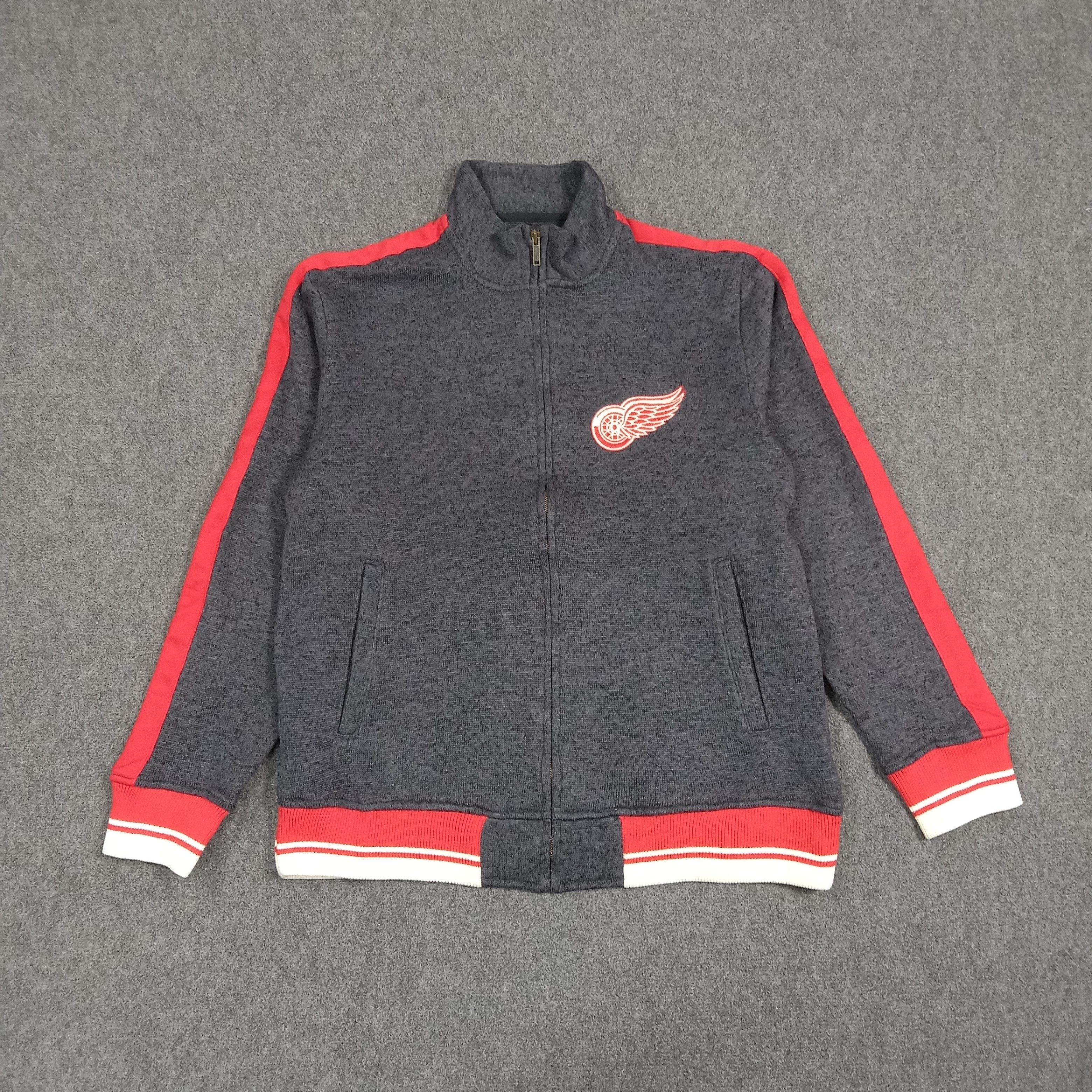 NHL CCM Detroit Red Wings Hockey Team Zipper Sweater C273N12 Size US L / EU 52-54 / 3 - 1 Thumbnail