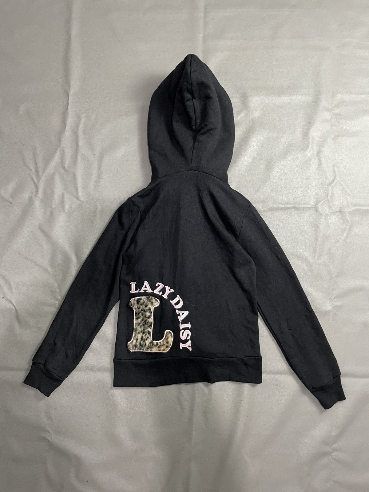 Lazy Daisy leopard Fleece Hoodie Fur Style