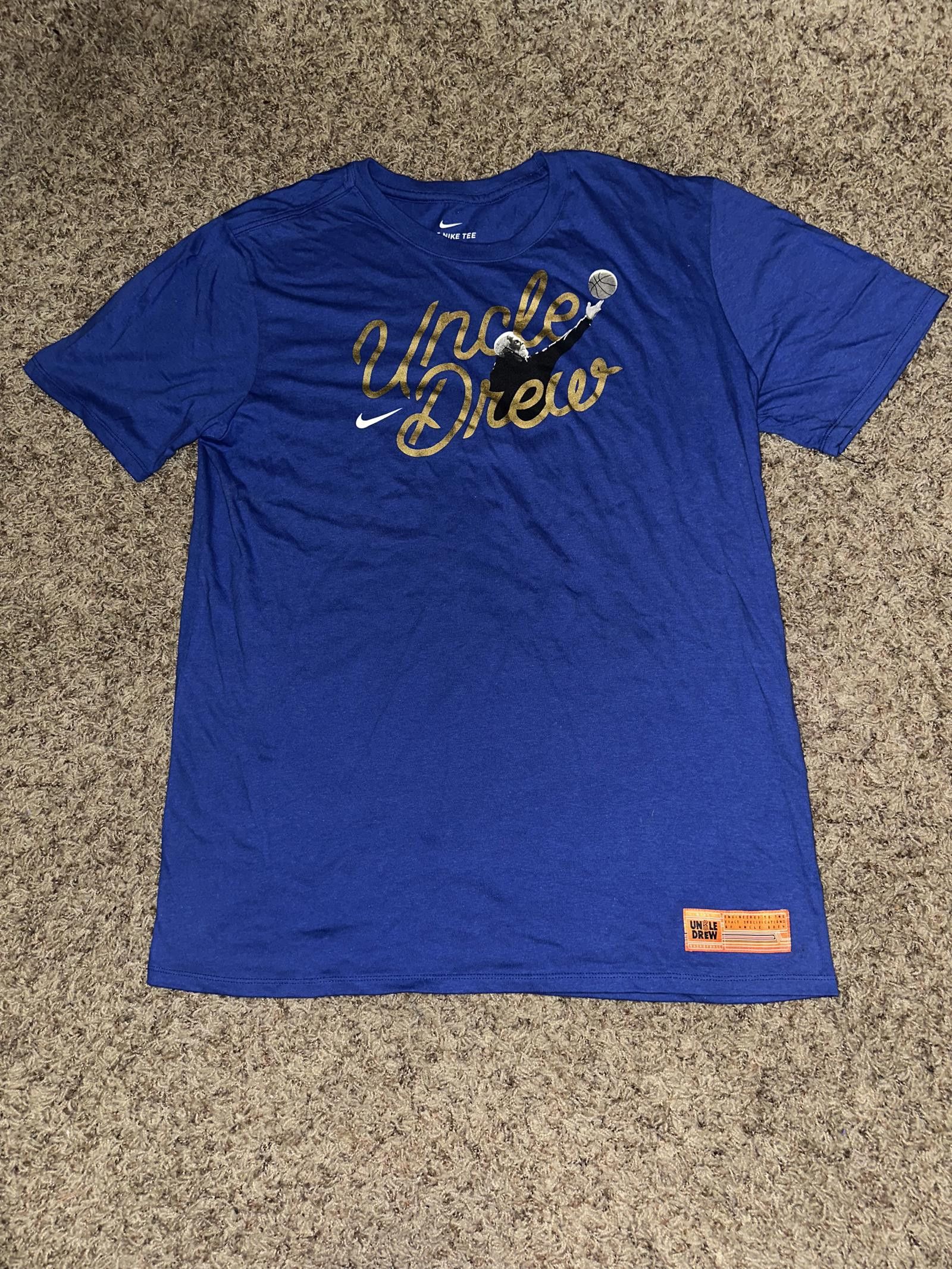 Nike Nike Kyrie Irving Uncle Drew Graphic Blue Shirt 2018 Grailed