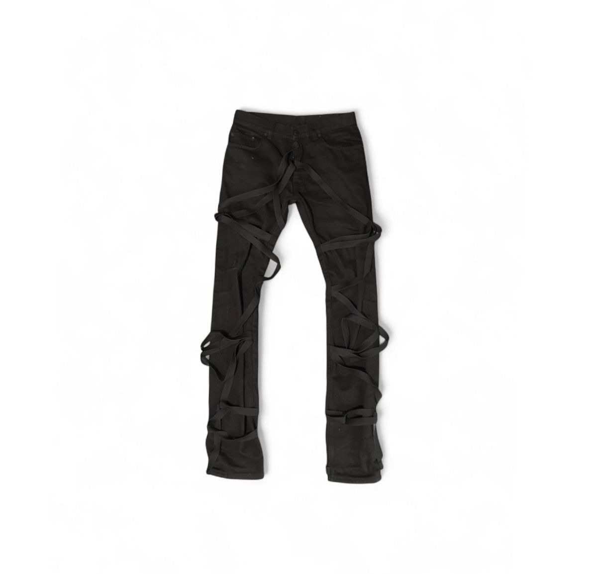 パンツ helmut lang bontage mummy denim pants Helmut Lang SS04 Bondage Strap Mummy Denim – HUIBEN