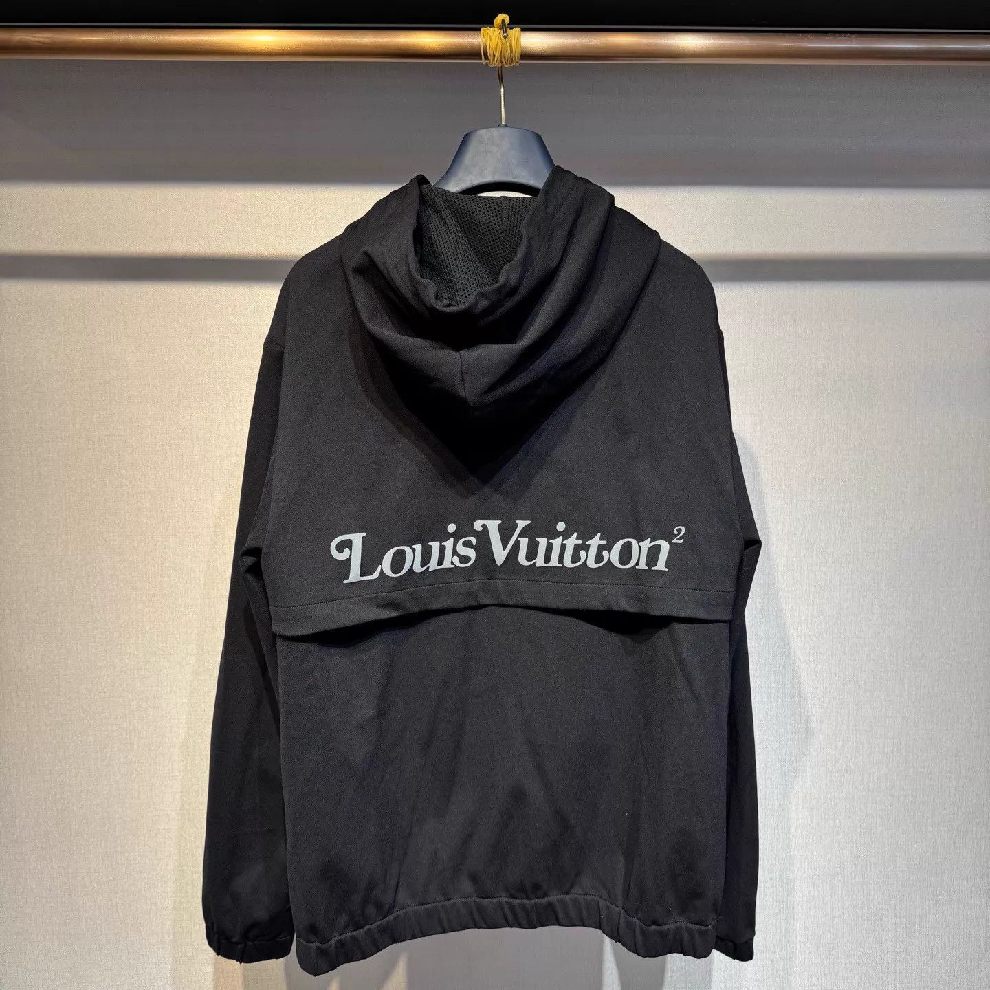 Louis Vuitton Louis Vuitton Black Track Hooded Zip Jacket M New Size US M / EU 48-50 / 2 - 2 Thumbnail