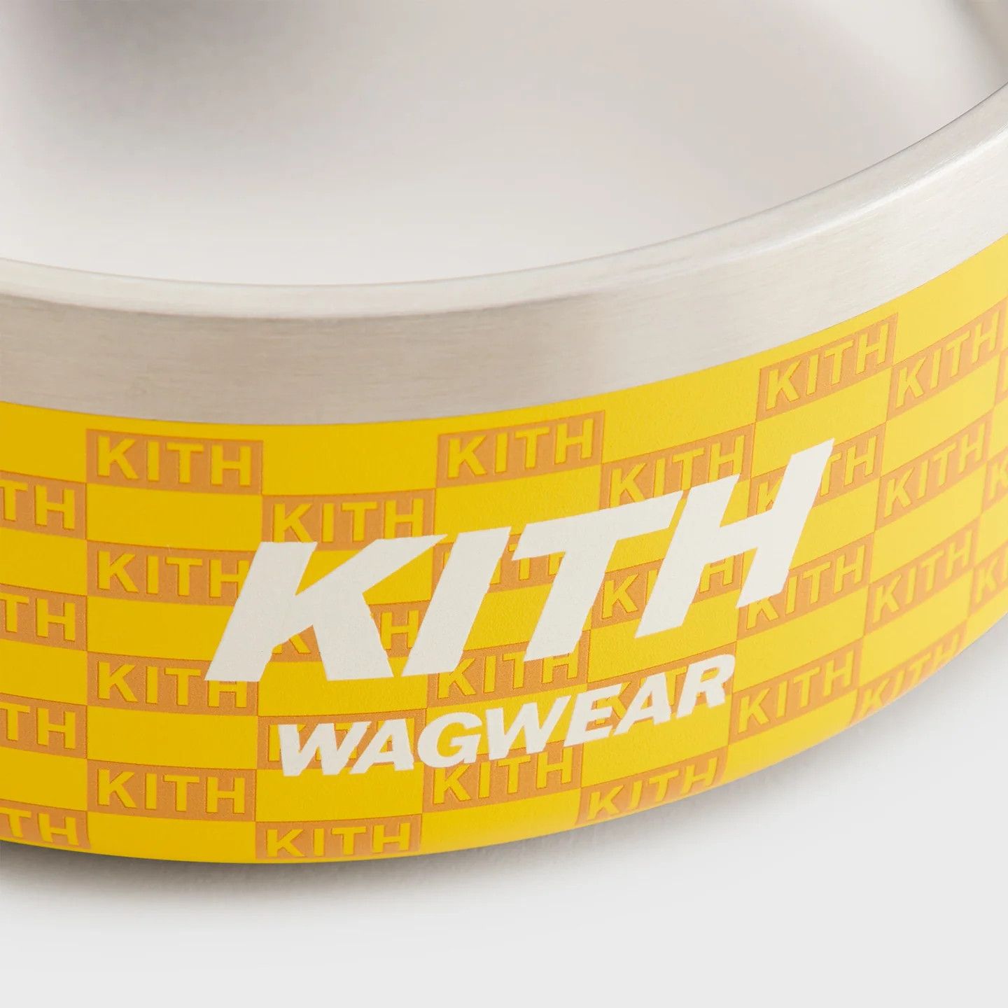 Kith Kith for wagwear Metal Dog Bowl - YELLOW Size ONE SIZE - 1 Thumbnail