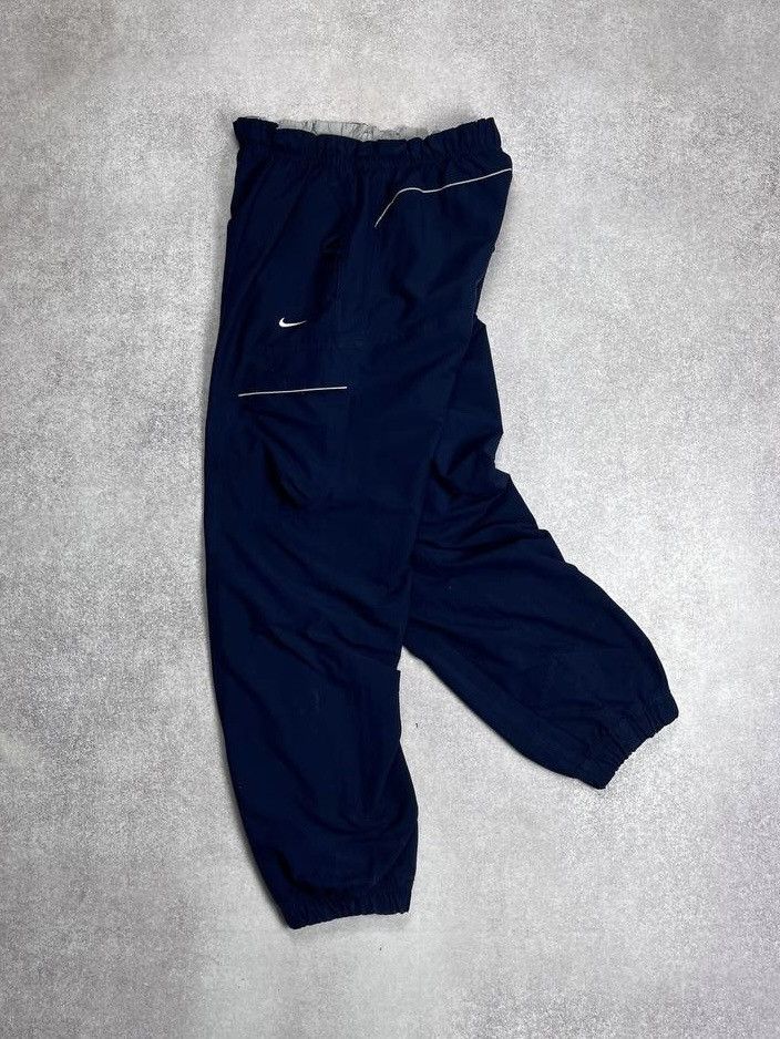 Vintage Nike Swoosh Baggy Nylon Joggers Track Pants M