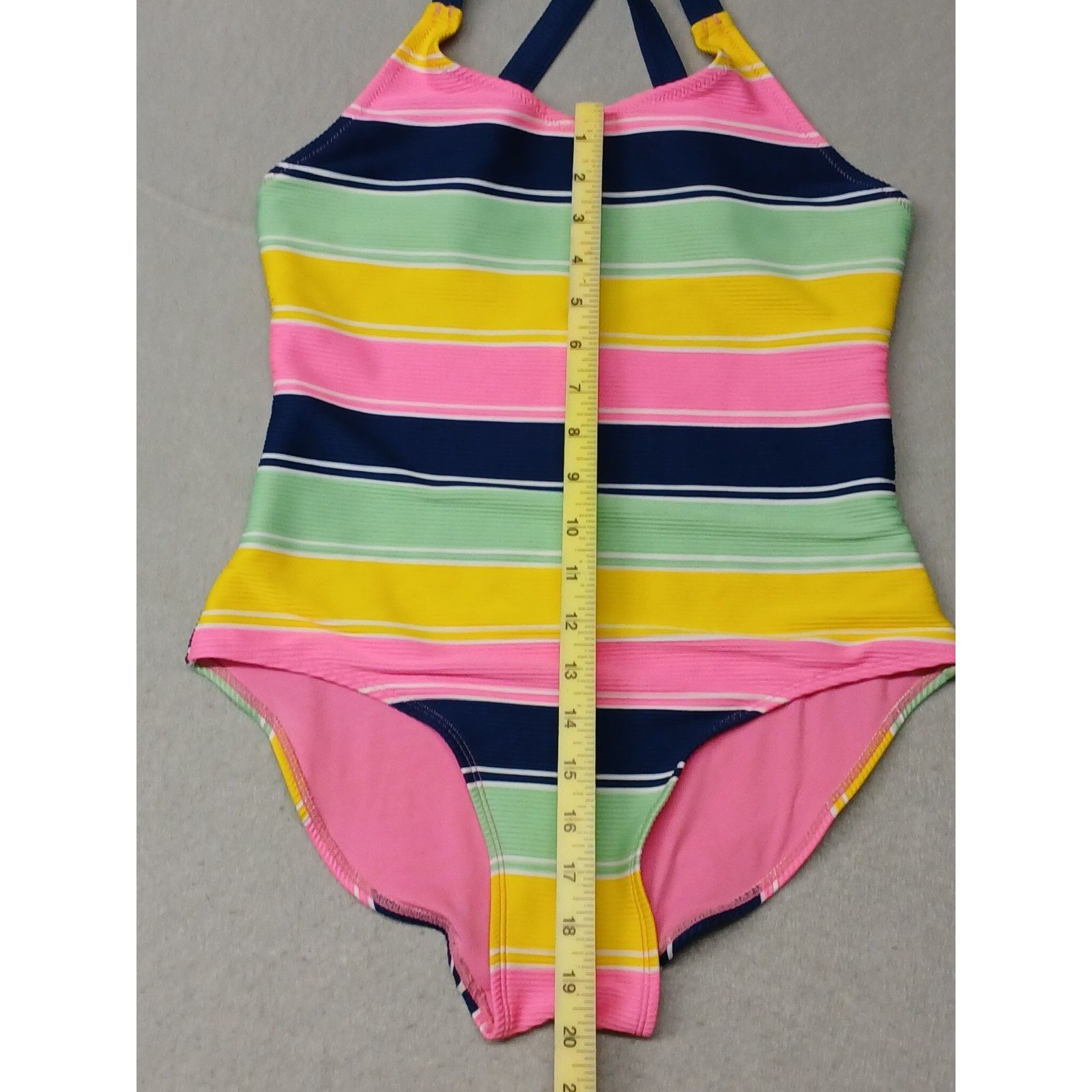 Other There Abouts (XL) Women's One Pc. Multicolor Strap Swim Suit Size ONE SIZE - 4 Thumbnail