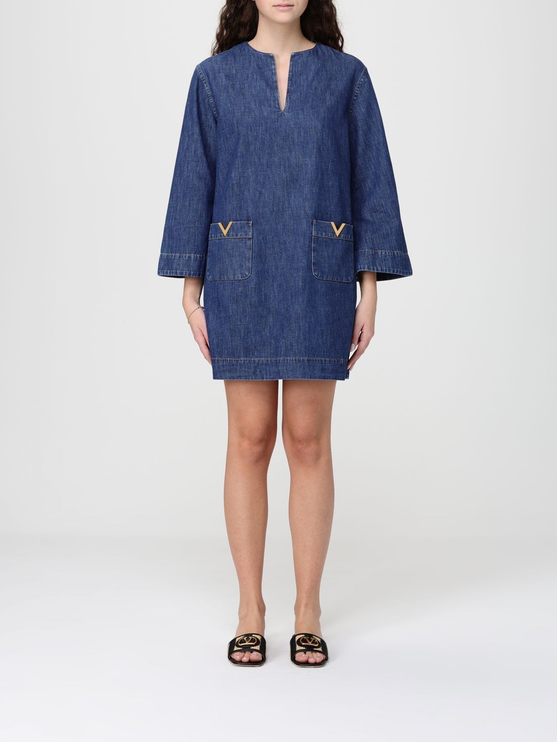 Valentino Valentino Dress Woman Blue Size M / US 6-8 / IT 42-44 - 1 Thumbnail