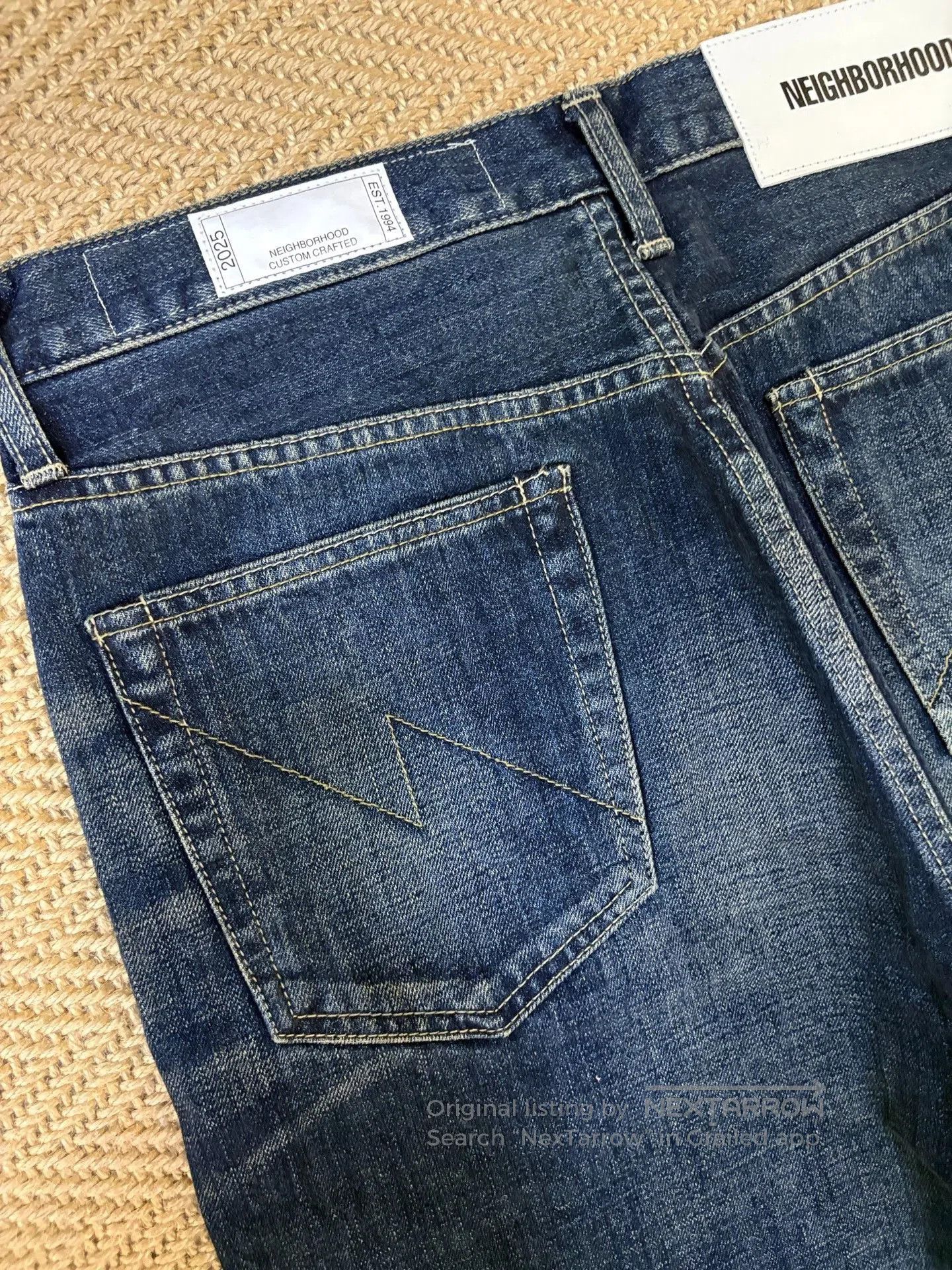 Neighborhood NEIGHBORHOOD WASHED DENIM JEANS. Size US 26 / EU 42 - 3 Thumbnail