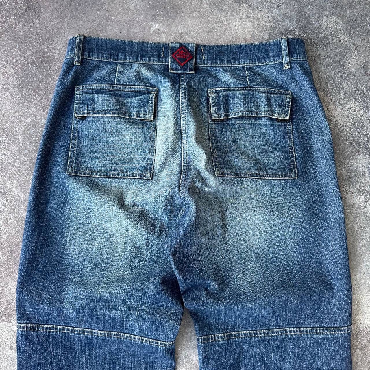 20471120 × If Six Was Nine × Japanese Brand Amazing Vintage Cargo Washed Denim Jeans Y2K Size US 33 - 10 Thumbnail
