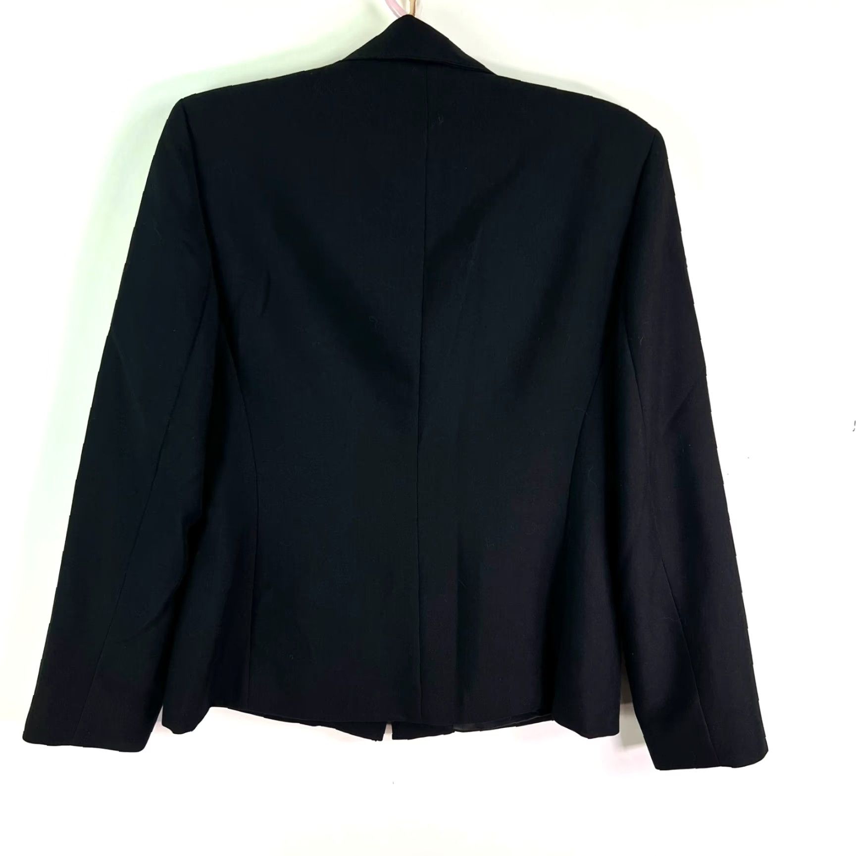 Evan Picone VINTAGE Evan Picone Full Zip Jacket Women's Size 10 Black Pockets Size L / US 10 / IT 46 - 3 Thumbnail