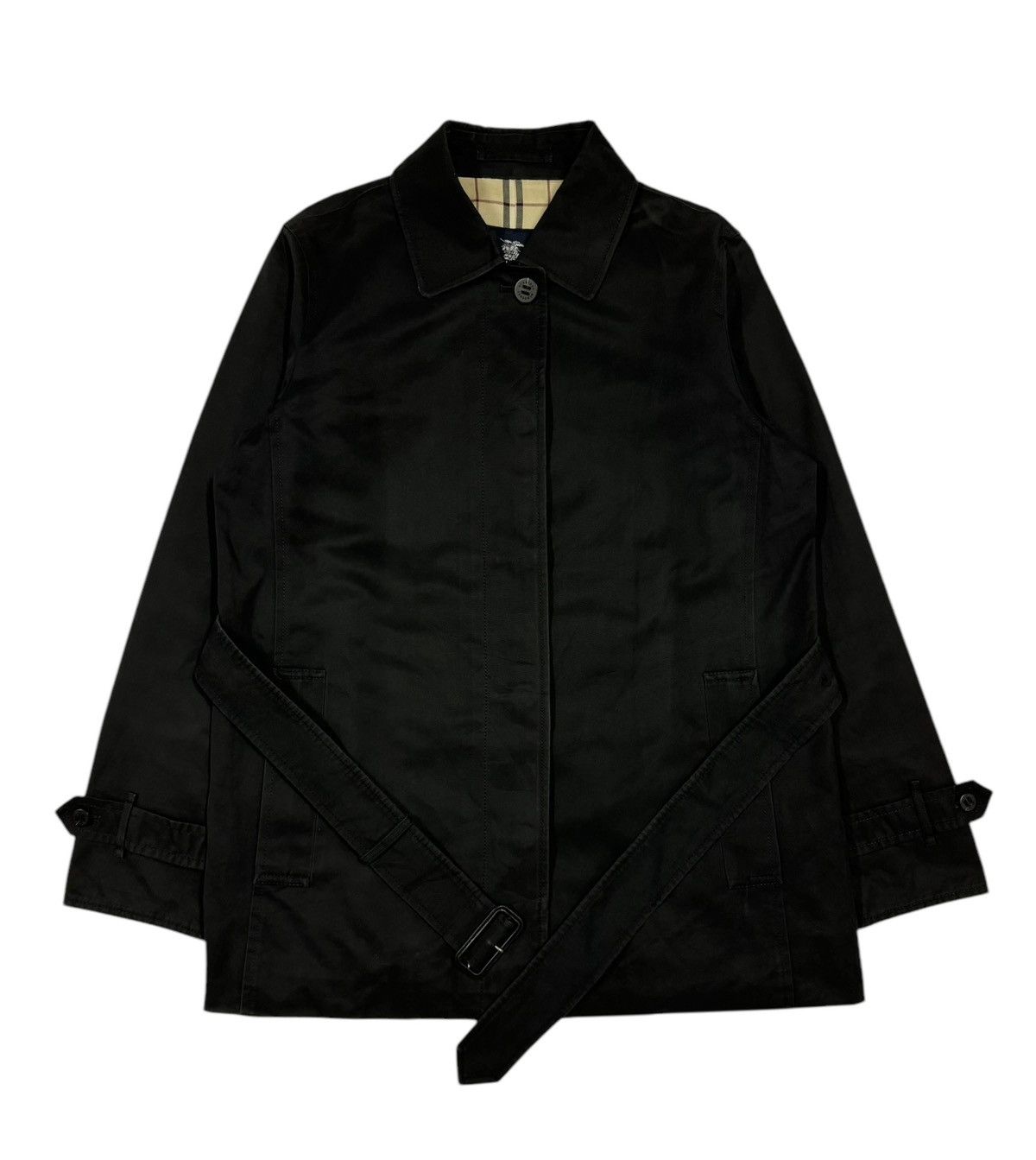 Burberry Authentic🔥Burberry London Parka Black Novacheck Inner Jacket Size US S / EU 44-46 / 1 - 2 Thumbnail